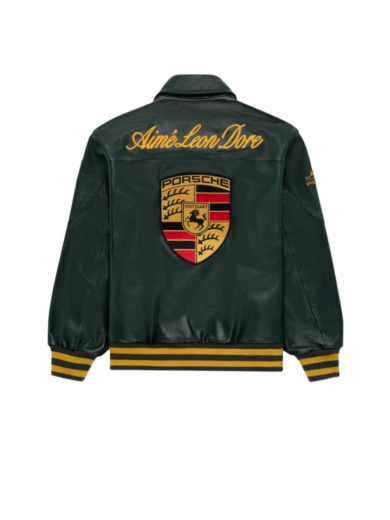 TJF: Aime Leon Dore × Porsche Leather Jacket Green